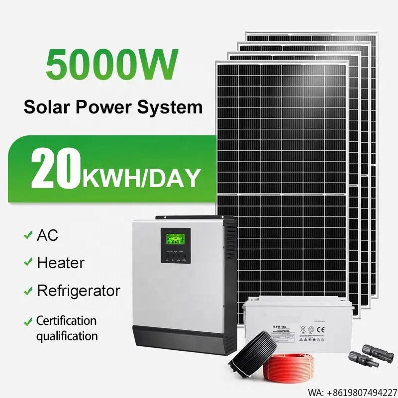 Off Grid Solar Kit - 5kW 10kW 20kW Güneş Enerjisi Sistemi