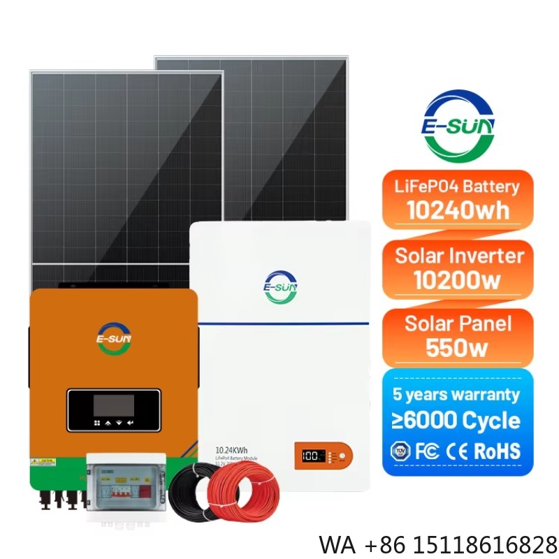 Off Grid Solar Kit - 10.2kw Hibrit Sistem Güneş Enerjisi Kiti