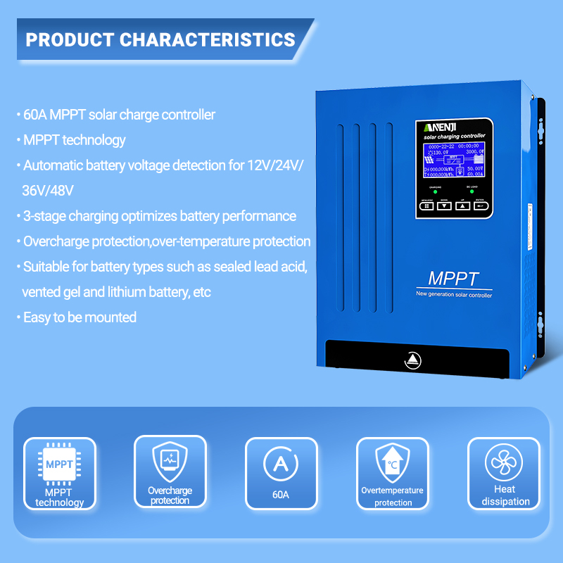 ANENJI MPPT 100A 80A 60A Güneş - Solar Pump Controller incelemesi ve fiyatı