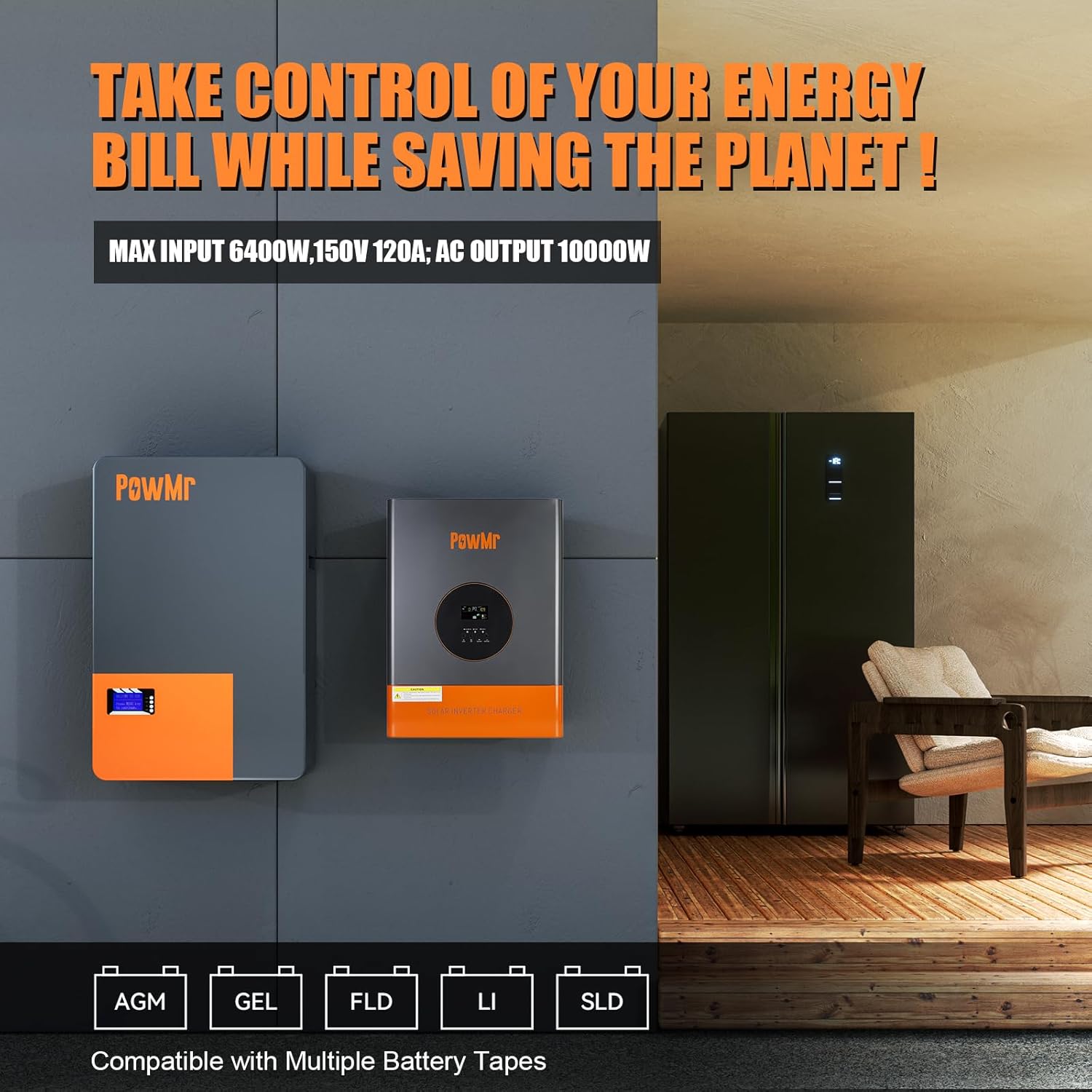 PowMr 10KW 5KW Bölünmüş Fazlı  - Solar Pump Controller incelemesi ve fiyatı